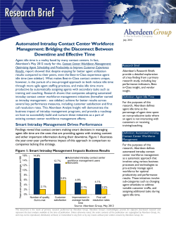 Automated Agent Idle Time Management: Bridging the