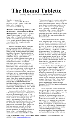 DOC - Dr. Harold C. Deutsch WWII History Roundtable