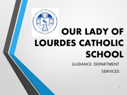 Guidance - Our Lady of Lourdes