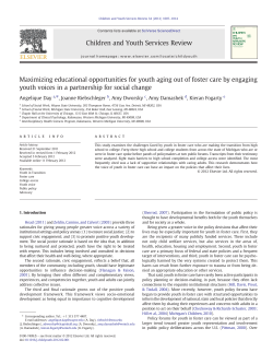 Maximizing educational opportunities for youth