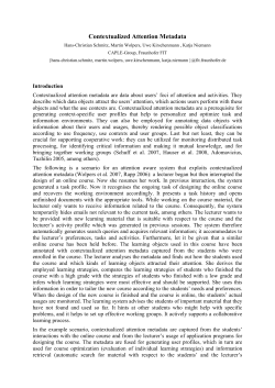 Contextualized Attention Metadata