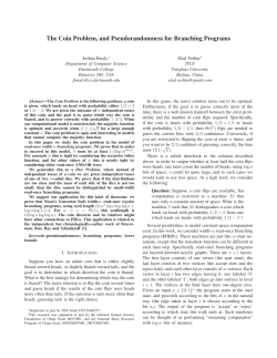 The Coin Problem, and Pseudorandomness for Branching Programs