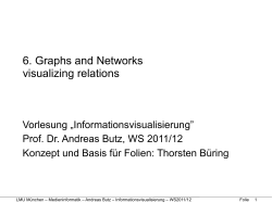 6. Graphs and Networks visualizing relations