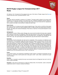 BUCS Rugby League 9s 2017