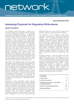 Literature on Regulatory Stranding