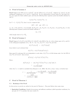 A Proof of Lemma 2 B Proof of Lemma 3 C Proof of Theorem 1
