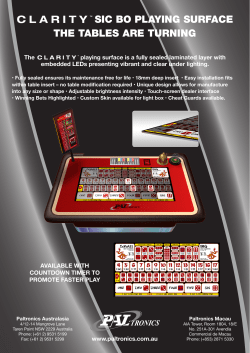 THE TABLES ARE TURNING SIC BO PLAYING SURFACE