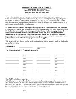 Therapeutic Interchange