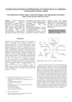 Pyridine-Enhanced Head-to-Tail Dimerization of Terminal