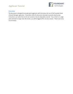 Grant Application Tutorial - Cow Creek Umpqua Indian Foundation