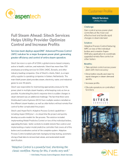 Full Steam Ahead: Sitech Services Helps Utility Provider Optimize