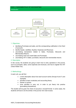 AG01_FUNDAMENTALS OF ACCOUNTING Introduction