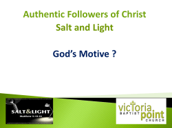 Sermon Notes