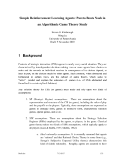 2 Reinforcement learning - Operations, Information and Decisions