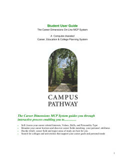 Student User Guide