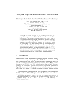 Temporal Logic for Scenario-Based Specifications