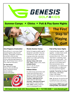 The First Step to Playing Golf