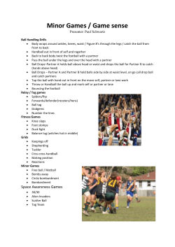 Minor Games / Game sense