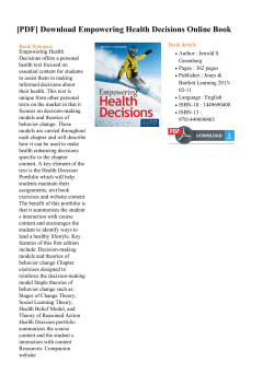 Empowering Health Decisions