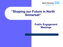 1 Shaping our future presentation