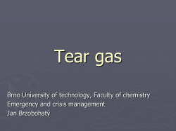 Tear gas