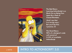 Intro to ActionScript 3