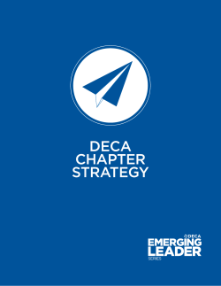 deca chapter strategy