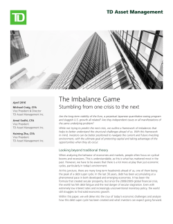The Imbalance Game - TD Asset Management
