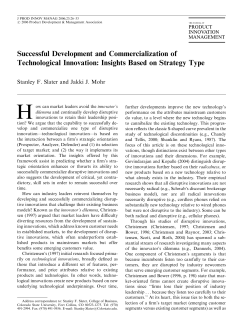 Successful Development and Commercialization