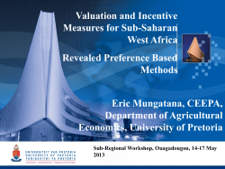 Disadvantages of Revealed Preference Methods