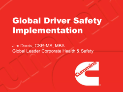 Driver Safety - Virtual Risk Manager