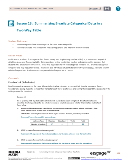 Grade 8 Mathematics Module 6, Topic D, Lesson 13