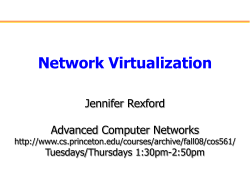 Network Virtualization