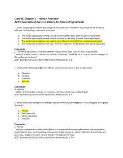 Quiz #4: Chapter 4 &ndash; Nutrition ACE`s Essentials of Exercise Science