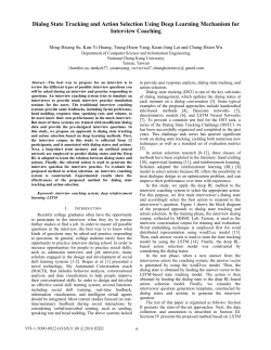 Dialog State Tracking and Action Selection Using Deep Learning