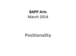 BAPP Positionality File