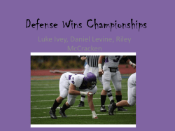 Offense wins games, defense wins championships