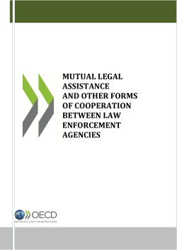 mutual legal assistance and other forms of cooperation