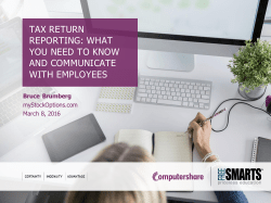 Tax basis - Computershare