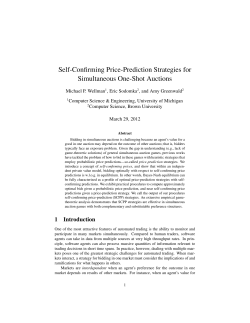 Self-Confirming Price-Prediction Strategies for