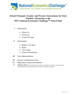 2010 National Economics Challenge
