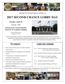 2017 second chance lobby day
