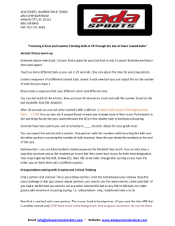 Game and Group Activities Using Super Squish Balls