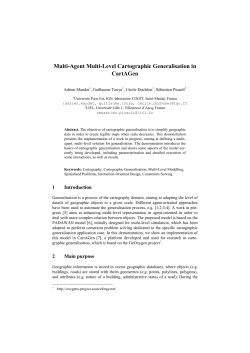 Multi-Agent Multi-Level Cartographic Generalisation in CartAGen