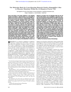 The Molecular Basis for Cross-Reacting Material–Positive