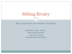 Sibling Rivalry