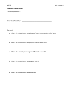 Theoretical Probability