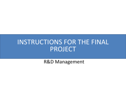 SPECIAL CHARACTERISTICS OF HIGH