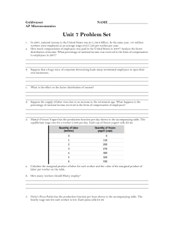 Unit 7 Problem Set
