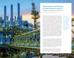 Opportunities and challenges for global deepwater players